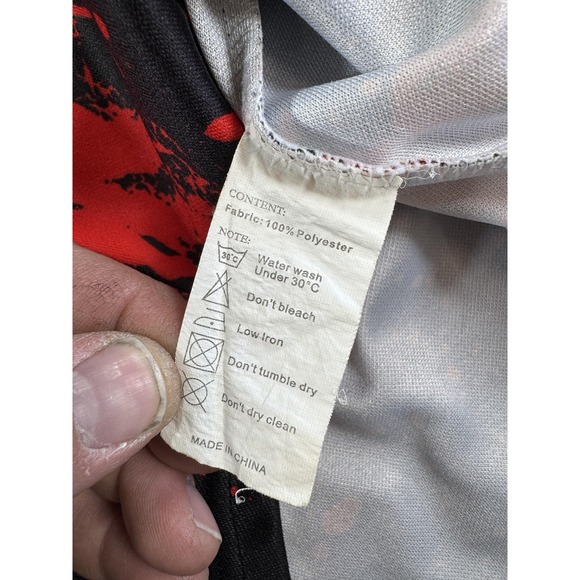 Sullivan King Jersey Mens Large Black Splatter Angel DJ Thank You for Raging - Picture 11 of 13